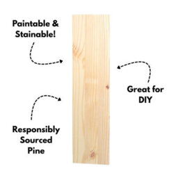 Core Products 1200X300mm Solid Pine Natural Sanded Chunky Shelf Board - thumbnail 3