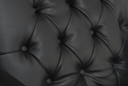 Teknik Chairman Super Large Executive Chair In Black Bonded Leather With Button Back Detailing - thumbnail 3