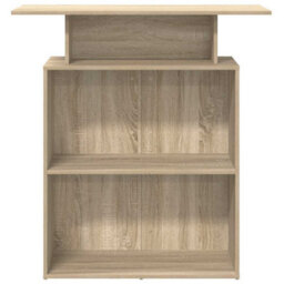 Berkfield Reception Desk Sonoma Oak 100X40X104 Cm Engineered Wood - thumbnail 5