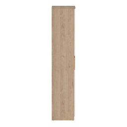 Furniture To Go Naia Shoe Cabinet With 4 Doors 1 Drawer In Jackson Hickory Oak And White (W) 80.4 X  (H) 191.7 X (D) 40Cm - thumbnail 4