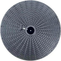 Ram Online Ram 10Kg Weight Black Weave Parasol Base With Rattan Effect Weave Style Base Umbrella Stand 52Cm Diameter - thumbnail 5