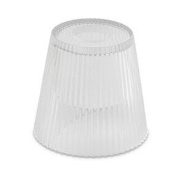 Lighting Supermarket Antique Arch Table Lamp With Mandalay Ribbed Clear Glass Shade - thumbnail 4