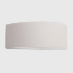 Valuelights Pair Of - Modern Curved Ceramic Uplighter Wall Wash Lamps In White Finish - thumbnail 4