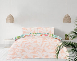 Smart Living Luxury Super Soft Reversible Exotic Palms Duvet Cover With Pillowcase - thumbnail 2