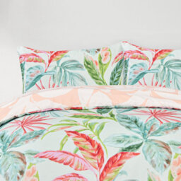 Smart Living Luxury Super Soft Reversible Exotic Palms Duvet Cover With Pillowcase - thumbnail 5