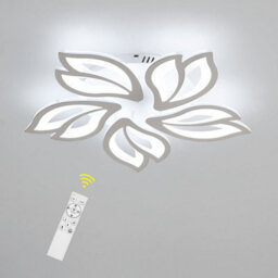Pheashine White Magnolia Led Ceiling Light, 45W 600mm Dimmable With App/remote Control - thumbnail 1