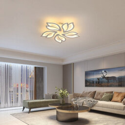 Pheashine White Magnolia Led Ceiling Light, 45W 600mm Dimmable With App/remote Control - thumbnail 5