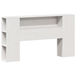 Berkfield Bookcase Bed Without Mattress White 160X200Cm Solid Wood Pine - thumbnail 7