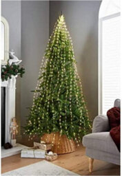 Spot On Dealz 672 Led Christmas Lights Sparkle Cascading Micro Tree Lights Christmas Decorations Outdoor Home Garden Indoor Xmas  Warm White - thumbnail 1