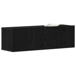 Walplus Tv Cabinets Black Oak 100 X 30 X 30 Cm Engineered Wood - thumbnail 3