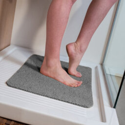 Jml Hydro Wonder Grey- Super-Comfy Shower Mat That Never Stains Or Blocks Your Drains - thumbnail 5