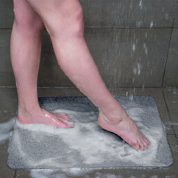 Jml Hydro Wonder Grey- Super-Comfy Shower Mat That Never Stains Or Blocks Your Drains - thumbnail 4