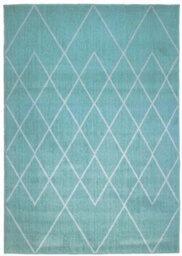 The Rugs Maestro Collection Berber Design Rug In Duck Egg Blue  3649 Bs33 - thumbnail 1