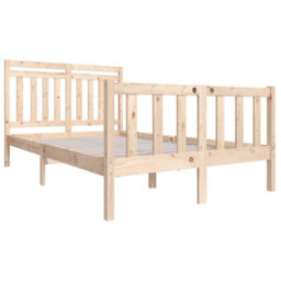 Berkfield Bed Frame Solid Wood 140X200 Cm - thumbnail 3