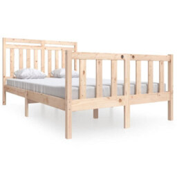 Berkfield Bed Frame Solid Wood 140X200 Cm - thumbnail 2
