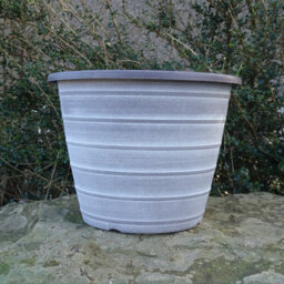 Anglo Eastern Trading Co 30Cm Olympia Chocolate With White Planter Pot