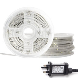 Shatchi 10M Cool White 100 Led String Lights 8 Modes Auto Timer Fairy Lights - Flexible Indoor-Outdoor - thumbnail 2