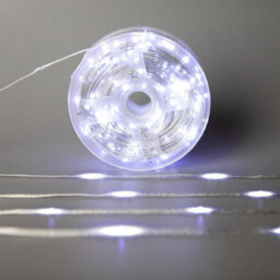 Shatchi 10M Cool White 100 Led String Lights 8 Modes Auto Timer Fairy Lights - Flexible Indoor-Outdoor - thumbnail 3