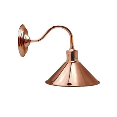 " Vintage Metal Swan Neck Wall Sconce Wall Light Fixture" - image 1