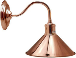 " Vintage Metal Swan Neck Wall Sconce Wall Light Fixture" - thumbnail 2