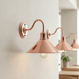 " Vintage Metal Swan Neck Wall Sconce Wall Light Fixture" - thumbnail 6