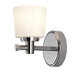 Elstead Lighting Binstead 1Lt Wall Light Finish: Polished Chrome Wired: 1X40W G9 220-240V 50Hz, Ip44 - thumbnail 1