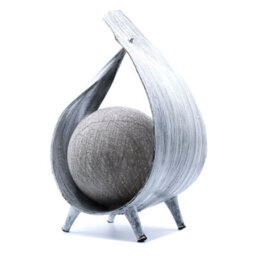 Greywash Coconut Lamp Wrapover Natural Decorative Lighting