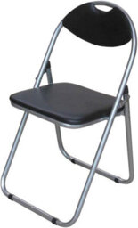 Comfortable Folding Chair With Padded Seat, Durable Steel Frame, Easy To Fold And Store - thumbnail 1