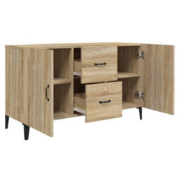 Berkfield Classic Sideboard Sonoma Oak 100X36X60 Cm Engineered Wood - thumbnail 7