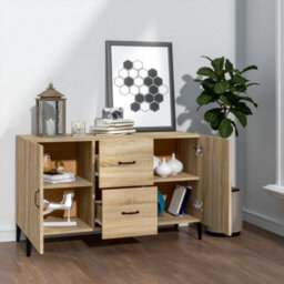 Berkfield Classic Sideboard Sonoma Oak 100X36X60 Cm Engineered Wood - thumbnail 3