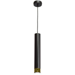 Milagro Dani Black/gold Pendant 3Xgu10 Elegant Modern Hanging Ceiling Lamps Enhanced Beautifully With Gold Detail - thumbnail 8