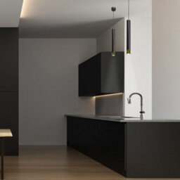 Milagro Dani Black/gold Pendant 3Xgu10 Elegant Modern Hanging Ceiling Lamps Enhanced Beautifully With Gold Detail - thumbnail 6