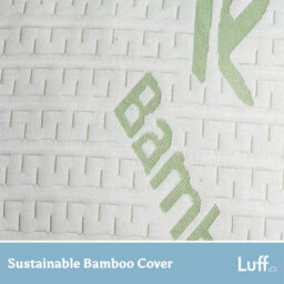Xample Luff Bamboo Pillow Hollowfibre Soft Support Hypoallergenic Breathable Bamboo Cover Antibacterial Comfortable Sleep - thumbnail 4