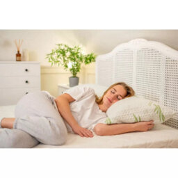 Xample Luff Bamboo Pillow Hollowfibre Soft Support Hypoallergenic Breathable Bamboo Cover Antibacterial Comfortable Sleep - thumbnail 3