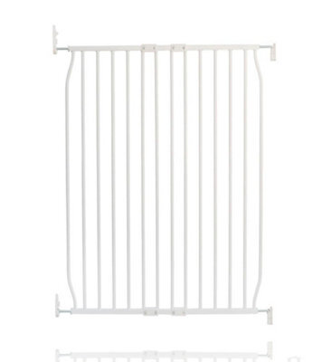 Safetots Eco Screw Fit Baby Gate, White, 80Cm - 90Cm, Stair Gate For Toddler And Baby, Screw Fit Safety Barrier - image 1