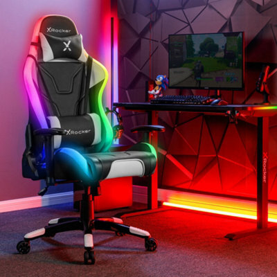 X Rocker Agility Rgb Esport Ergonomic Gaming Chair - Black - image 1