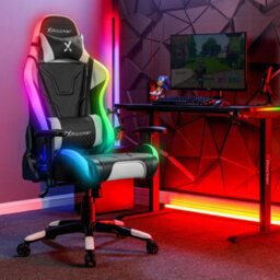 X Rocker Agility Rgb Esport Ergonomic Gaming Chair - Black - thumbnail 1