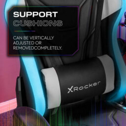 X Rocker Agility Rgb Esport Ergonomic Gaming Chair - Black - thumbnail 3