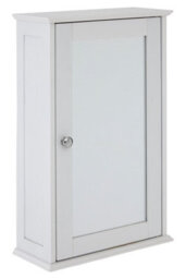 Buttercup Farm Portland Mirrored Cabinet - Wood - L15 X W34 X H53 Cm - White - thumbnail 2