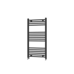 ARKO BATHROOM Arko Towel Radiator, Heated Towel Rails,wall Mounted Ladder Radiators 600X1000mm,  Black