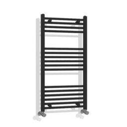 ARKO BATHROOM Arko Towel Radiator, Heated Towel Rails,wall Mounted Ladder Radiators 600X1000mm,  Black - thumbnail 8