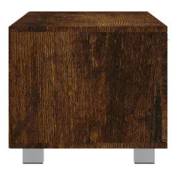 Berkfield Modern Tv Cabinet Smoked Oak 140X40.5X35 Cm Engineered Wood - thumbnail 6