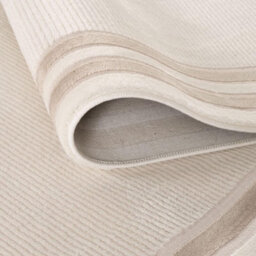 The Rugs Carmel Cream/beige Bordered Area Rug And Runner Non Shedding, Stain Resistant, Soft - thumbnail 3