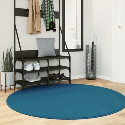 Walplus Rug Oviedo Short Pile Turquoise 160 Cm - image 1