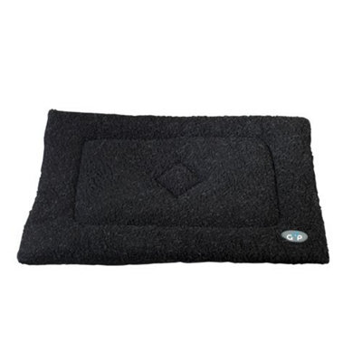 Gorpets Sherpa Cage Mat For Pet Crate - 71 X 107 Cm - Black - image 1