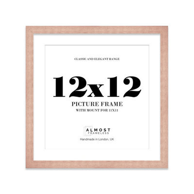 "12X12"" Bronze Picture Frame - 12X12"" Square Frame With 11X11"" Mount For 12X12""/11X11"" Pictures Art Deco Style Room Decor, 1 Pack" - image 1