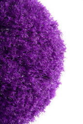 Best Artificial 36Cm Purple Heather Hanging Basket Flower Topiary Ball - Suitable For Outdoor Use - Weather & Fade Resistant - thumbnail 2