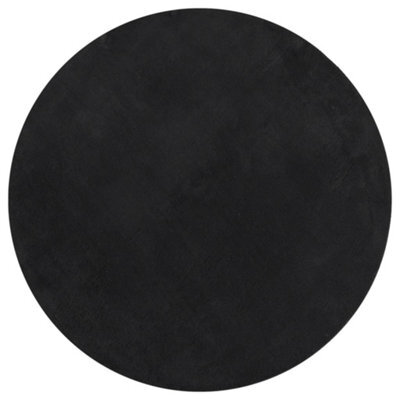 Berkfield Modern Rug Huarte Short Pile Soft And Washable Black Size  120 Cm