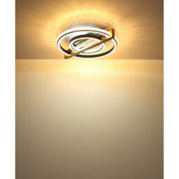 Luminosa Lighting Luminosa Deloris Round Semi Flush Ceiling Light Matt Black Led 2700/6500K - thumbnail 7