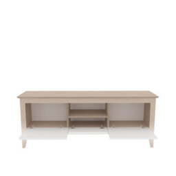 Decorotika Verde Tv Stand Tv Unit For Tvs Up To 59Inch Cotton Beige - thumbnail 6